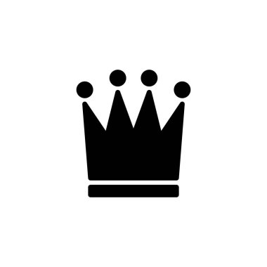 Crown ikon logo tasarımı. taç işareti ve sembol