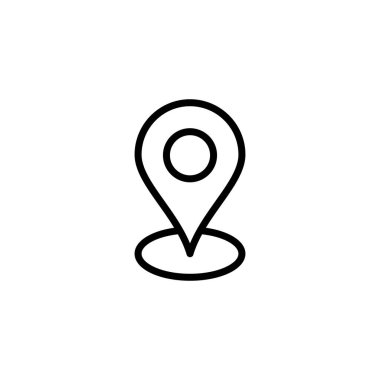 Haritalar ve logo tasarımı. konum işareti ve sembol. coğrafi konum, imleç simgesi.