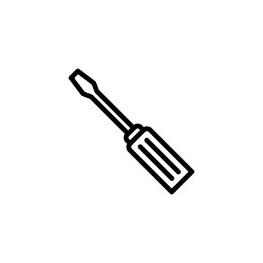 Tornavida simgesi logosu tasarımı. araç işareti ve sembol