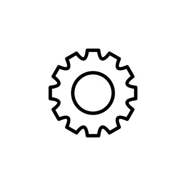 Simge logo tasarımı ayarlanıyor. İşaret ve sembol. Vites İşareti