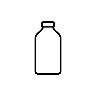 Şişe simgesi logosu tasarımı. şişe işareti ve sembol