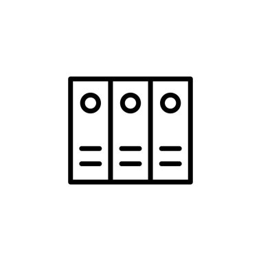 Kütüphane simgesi logosu tasarımı. eğitim işareti ve sembol