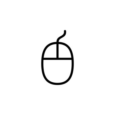 Fare simgesi logosu tasarımı. Tıklama işareti ve sembol. işaretleyici simgesi vektörü.