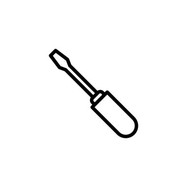 Tornavida simgesi logosu tasarımı. araç işareti ve sembol