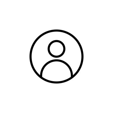 Kullanıcı simgesi logosu tasarımı. İmza ve sembol. insanlar simgesi. 