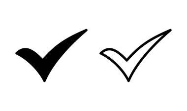 İşaret simgesi logo tasarımını kontrol et. İşaret işareti ve sembol