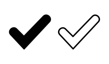 İşaret simgesi logo tasarımını kontrol et. İşaret işareti ve sembol