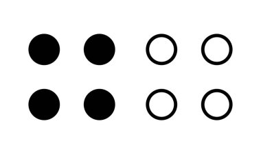 Menü simgesi logosu tasarımı. Web menü işareti ve sembol. Hamburger menüsü sembolü