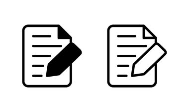 Not simgesi logo tasarımı. not defteri işareti ve sembol