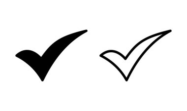 İşaret simgesi logo tasarımını kontrol et. İşaret işareti ve sembol