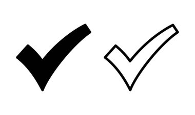 İşaret simgesi logo tasarımını kontrol et. İşaret işareti ve sembol