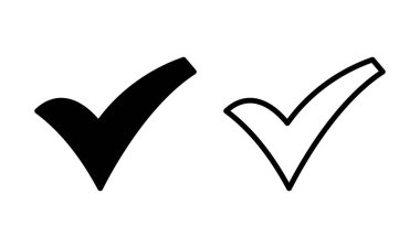 İşaret simgesi logo tasarımını kontrol et. İşaret işareti ve sembol