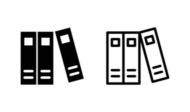 Kütüphane simgesi logosu tasarımı. eğitim işareti ve sembol