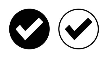 İşaret simgesi logo tasarımını kontrol et. İşaret işareti ve sembol