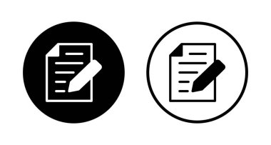 Not simgesi logo tasarımı. not defteri işareti ve sembol