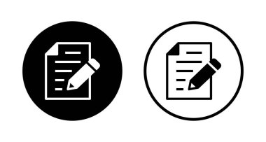 Not simgesi logo tasarımı. not defteri işareti ve sembol