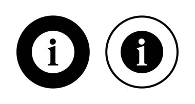 Bilgi simgesi logo tasarımı. İmza ve sembol hakkında. soru işareti simgesi