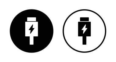 Usb simgesi logo tasarımı. Flaş disk işareti ve sembol. Flaş bellek. usb yükleniyor