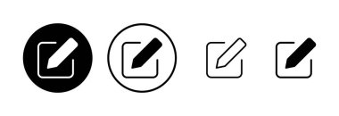 Simge logo tasarımını düzenle. Belge imza ve sembolünü düzenle. Metin simgesini düzenle. Kalem. kaydolun