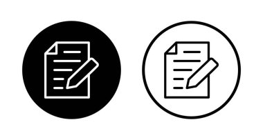 Not simgesi logo tasarımı. not defteri işareti ve sembol