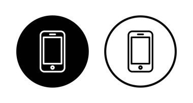 Telefon simgesi logosu tasarımı. Çağrı kodu ve sembol. telefon sembolü