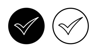 İşaret simgesi logo tasarımını kontrol et. İşaret işareti ve sembol