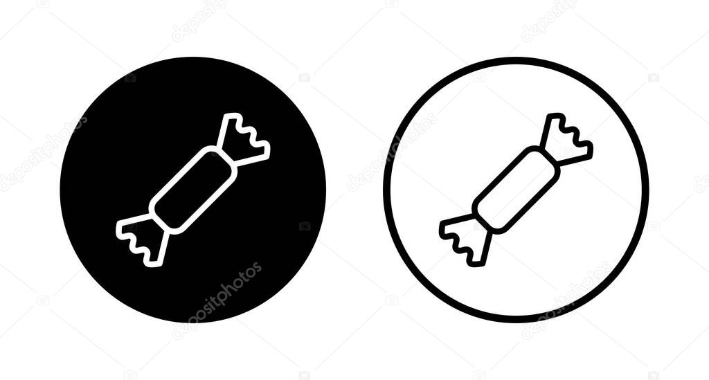 Candy icon logo design. candy sign and symbol.