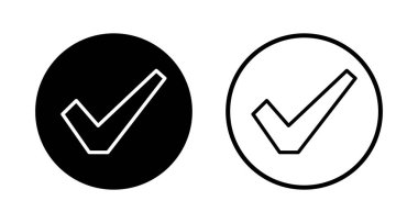 İşaret simgesi logo tasarımını kontrol et. İşaret işareti ve sembol