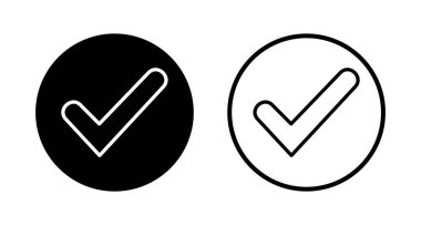 İşaret simgesi logo tasarımını kontrol et. İşaret işareti ve sembol