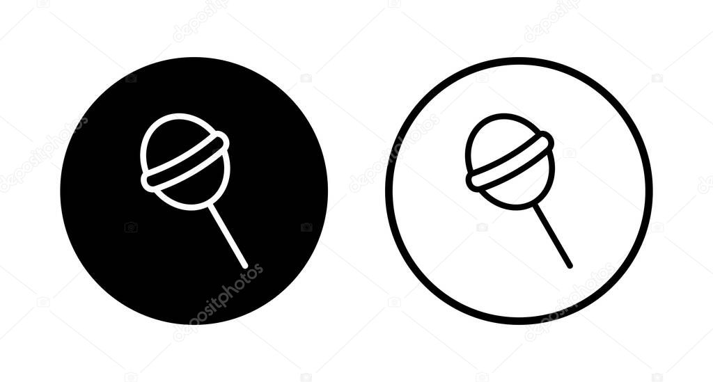 Candy icon logo design. candy sign and symbol.