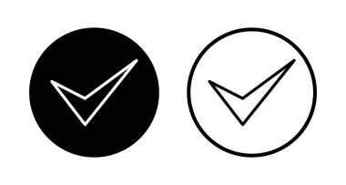 İşaret simgesi logo tasarımını kontrol et. İşaret işareti ve sembol