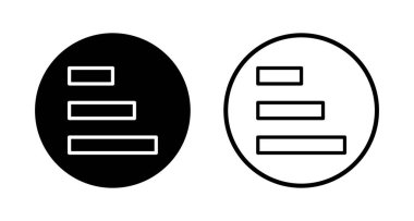 Menü simgesi logosu tasarımı. Web menü işareti ve sembol. Hamburger menüsü sembolü