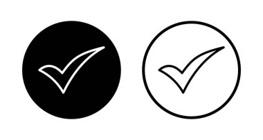 İşaret simgesi logo tasarımını kontrol et. İşaret işareti ve sembol