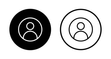 Kullanıcı simgesi logosu tasarımı. İmza ve sembol. insanlar simgesi. 