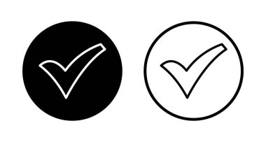 İşaret simgesi logo tasarımını kontrol et. İşaret işareti ve sembol