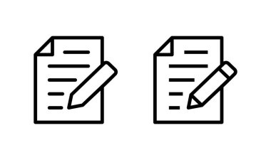 Not simgesi logo tasarımı. not defteri işareti ve sembol