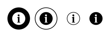 Bilgi simgesi logo tasarımı. İmza ve sembol hakkında. soru işareti simgesi