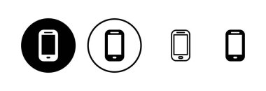 Telefon simgesi logosu tasarımı. Çağrı kodu ve sembol. telefon sembolü