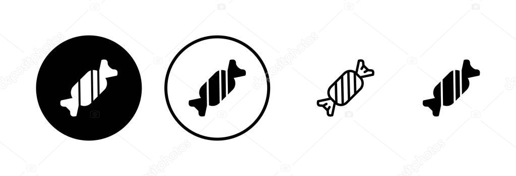 Candy icon logo design. candy sign and symbol.