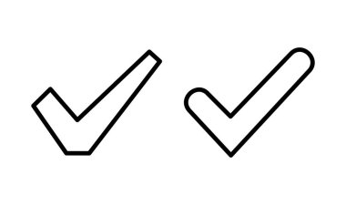 İşaret simgesi logo tasarımını kontrol et. İşaret işareti ve sembol