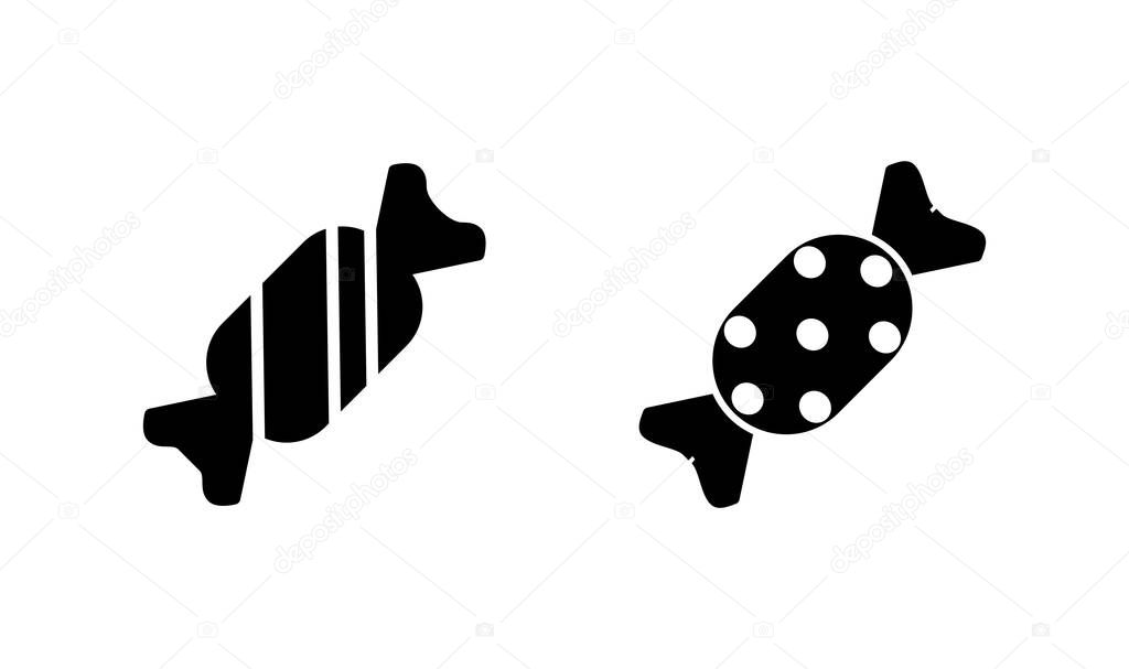 Candy icon logo design. candy sign and symbol.