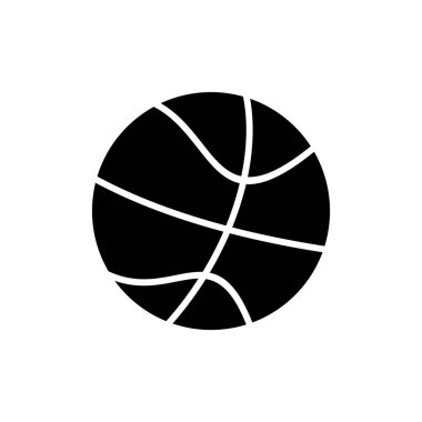 Uygulamalar ve web siteleri için basketbol simgesi. Basketbol tabelası ve sembol