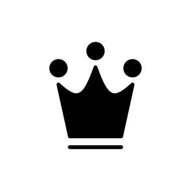 Uygulamalar ve web siteleri için taç simgesi. taç işareti ve sembol