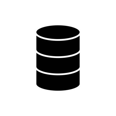 Uygulamalar ve web siteleri için veritabanı simgesi. veritabanı işareti ve sembolü
