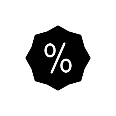 Uygulamalar ve web siteleri için indirim simgesi. İndirim etiketi ve sembolü