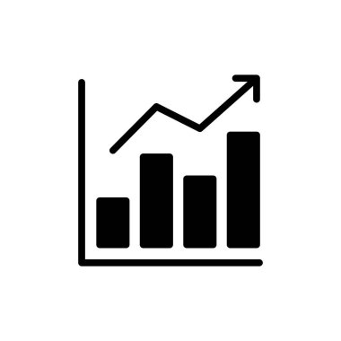 Uygulamalar ve web siteleri için grafik simgesi büyütülüyor. Çizelge ve sembol. diyagram simgesi