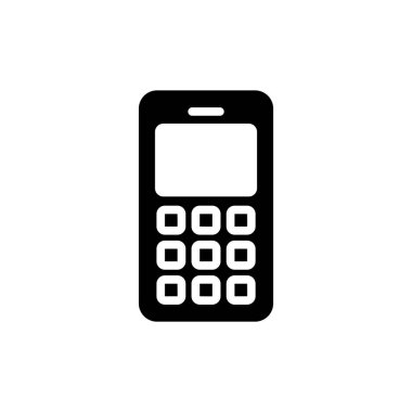 Uygulamalar ve web siteleri için telefon simgesi. Çağrı kodu ve sembol. telefon sembolü