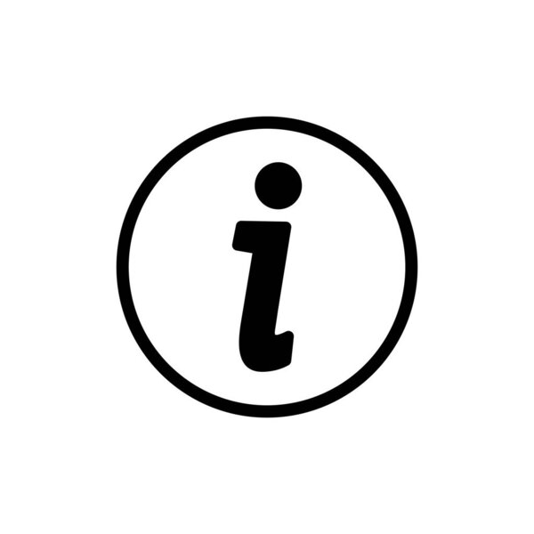 Information sign icon symbol for apps and websites. about us sign and symbol. question mark icon