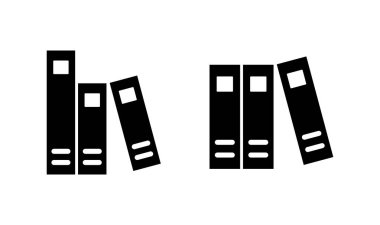 Kütüphane simgesi logosu tasarımı. eğitim işareti ve sembol