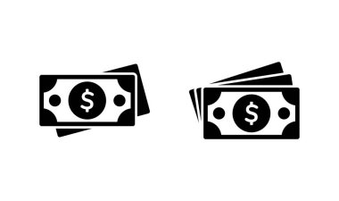 Para simgesi logosu tasarımı. Para işareti ve sembol